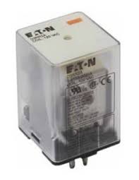 DPDT 8P RELAY 10A 120VAC COIL W/LIGHT &amp; CHECK BUTTON EATON